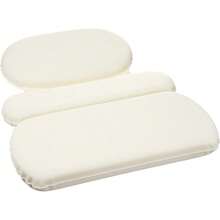 Bath Tub Neck Pillow With Suction Cups, Waterproof, 3 - Panel, - 3-panel - View 1