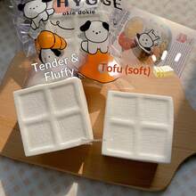 Best-Selling Super Soft & Moist Tofu Squishy Stress Relief Squeeze Toy - Perfect Gift For Birthday, Holidays, Christmas, Easter, Valentine's Day - Multicolor - View 6