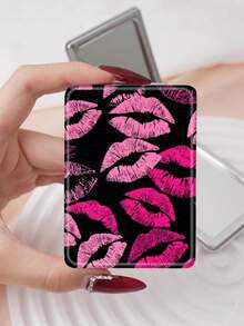 1 chiếc gương trang điểm kiểu Y2K, gương cầm tay gấp gọn nhẹ, chất liệu da PU bền, đa năng, gương bỏ túi hình chữ nhật với thiết kế độc đáo mang phong cách Y2K như môi anh đào, nơ, trái tim, kẻ caro, họa tiết da báo, cấu trúc gấp gọn, đáng tin cậy, gương trang điểm di động với nắp gập hai mặt 180°, quà tặng, đồ dùng du lịch, đồ giá rẻ, vật dụng cần thiết khi đi du lịch. - Nhiều màu - Xem 13