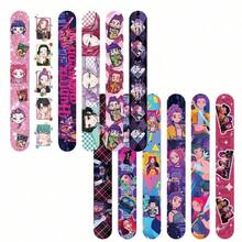 12pcs K-POPWitch Hunters Groups Flap Bracelets, Fun Party Gifts, Festive Photo Props, The Best Gift For Friends And Couples, Perfect For Valentine's Day, New Year, Easter, Thanksgiving Gifts - Multicolor - View 7