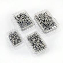 10pcs Portable Air Pump Needles, Stainless Steel American Valve Inflator Needles For Basketball, Football, Volleyball, Balloons - Multi-Purpose Inflation Accessories, Essential Outdoor & Home Equipment - Silver - View 12