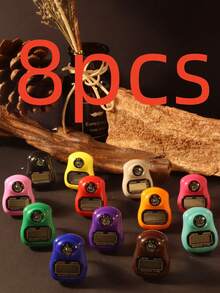 1串/6串/8串/12串 春日祝福珐琅花卉计数穆斯林念珠