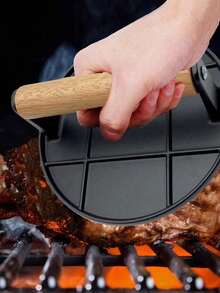 1pc Hamburger Patty Mold, Round/Square Commercial Manual Beef Steak Pressing Board, Meat Patty Maker