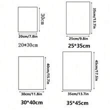 5pcs Underwear, Pants, Socks, Clothing Packaging Bags, Frosted Zipper Bags, Pe Plastic Storage Self-Sealing Bags, Sealed Bags, Zipper Type