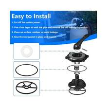 Spider Seal Compatible With Hayward Vari-Flo Valve SP0714T And SPX0714CA - Replacement Part For Swimming Pool Sand Filter