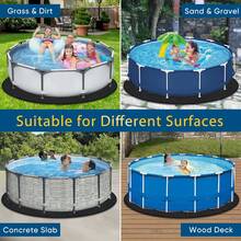 3.65 Meter (12 Ft) Round Pool Cover, Suitable For Above Ground Pools - Tear Resistant And Non-Slip.