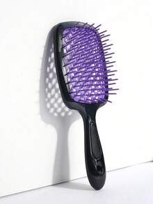 1/2 chiếc lược đa năng thoáng khí, dễ dàng gỡ rối tóc xoăn, nhẹ và nhỏ gọn, phù hợp với mọi loại tóc, phụ kiện làm đẹp thiết yếu cho mùa tựu trường, du lịch và nghỉ dưỡng. - Nhiều màu - Xem 15