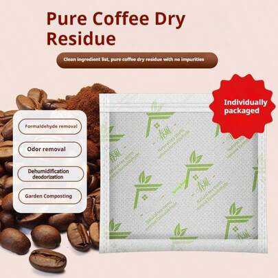 chunfeng All-Purpose Natural Odor Eliminator: Coffee Grounds Deodorizer Bags For Multi-Use In Home, Car, Shoes, Pet Areas | 100% -Frie, Women's Day, Travel Essentials, Wedding Favors, Y2k, Bedroom, Car Accessories Women, Kitchen Decor