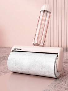 1 Set Reusable Lint Roller, Super Sticky Pet Hair Remover Roller, Pet Fur Remover, Pet Hair Brush, Animal Hair Remover, Sofa & Furniture Lint Roller With Replaceable Sticky Paper, Clothes Lint Brush - Multicolor - View 4