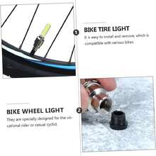 6 Piezas Válvula de Bicicleta Luz Neumático de Luz Rueda de Bicicleta Luz de La Noche LED Rueda, Bicicleta Motocicleta Rueda Luz Iluminación Accesorios,39944060 - Multicolor - Ver 5