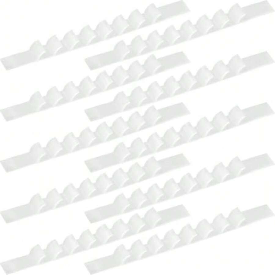 CYPNBESTYASH Tiras Antideslizantes para Perchas De Silicona Adhesivas 50 Piezas Accesorios De Agarre para Armario Mantienen La Ropa En Su Lugar Ideal para Dormitorio Y Ropa DelicadaFashion - 219748372 - Ver 1