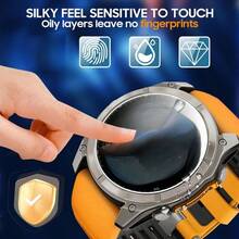 3pcs Ultra-Clear Tempered Glass Screen Protector, Compatible With Garmin Fenix 7/7X/7S Series | Bubble-Free, 9H Hardness, Scratch-Resistant - 3PCS - View 2