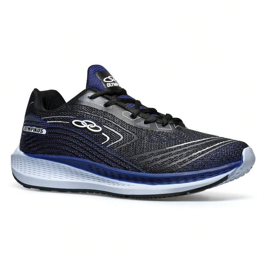 Men's Modern Unisex Stylish Athletic Shoes, Lightweight, Comfortable, Durable, Ideal For Gym, Walking, And Everyday Use, Sizes 34 To 43 - Màu xanh hải quân - Xem 1