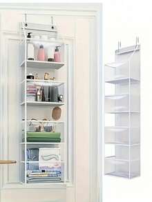 1 Túi đựng đồ treo tường gấp gọn 4 ngăn dùng để đựng đồ ăn vặt, đồ chơi, quần áo, 2 móc treo đa năng, túi đựng đồ gia dụng có thể gấp gọn dùng cho nhà bếp/phòng tắm, tủ/cửa, túi đựng đồ nhiều lớp trong suốt treo tường trang trí phòng ký túc xá, túi đựng đồ cho sinh viên. - Nhiều màu - Xem 8