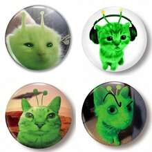 Interesting Pattern Badge Brooch, Women's Lapel Pin Brooch, Bag Pendant, Fashion Accessory, Fun Gift For Friends, Family, Teachers And Classmates - Multicolor - View 9