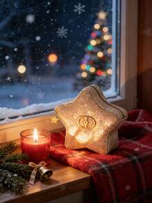 Christian Dior 2025新款圣诞星形限量版化妆包，闪亮金色编织纹理，散发迷人光泽，打造耀眼妆效。 - 金色 - 查看 1