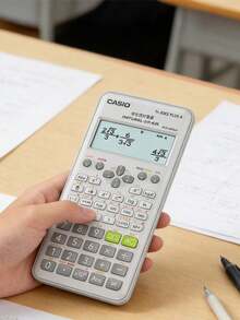 Casio 卡西欧学生计算器，适合学生和上班族使用 - 白色 - 查看 1