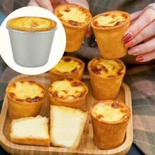 1pc/5pcs/10pcs Aluminum Pudding Cups, Chocolate Dessert Cups, Paper Cupcake Liners, Muffin Baking Pans. Reusable, Durable, Easy To Clean. Ideal For New Year, Thanksgiving And Christmas Baking. - Multicolor - View 7