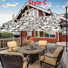 1件装2D数码印花遮阳布，5种不同的抽象豹纹图案，特点包括：印花图案、防风、可拆卸、轻便、半遮阳、防尘、耐用、露营装备、露营必备品 - 彩色 - 查看 29