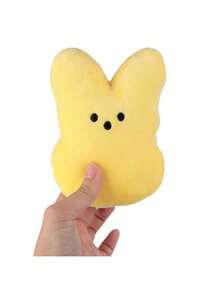 1个/6个复活节兔子毛绒玩具，卡通兔子玩偶，可爱聚酯纤维柔软毛绒兔子装饰品，适合节日和母亲节礼物，颜色随机 - 彩色 - 查看 16