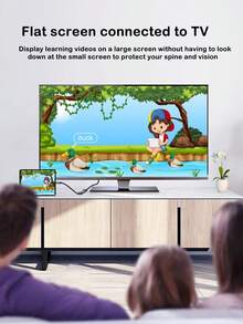 Type-C 转 HDTV 4K 高清适配器线，高清转换线，适用于智能手机、电脑和显示器屏幕镜像。（购买前，请确保您的设备规格支持 HDTV 连接）。