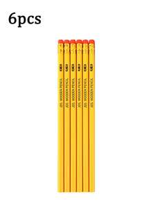 36pcs/24pcs HB Yellow Pencils, Student Sketching Drawing Pencils With Erasers, Stationery Party Gifts, Teacher Supplies, School Supplies, Back To School Prizes - Multicolor - View 11