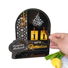 1pc Acrylic 3D Countdown Number Mirror Tabletop Decor, Holiday Home Decoration - Multicolor - View 11