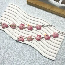 1pc Adjustable Cartoon Kabi Bracelet, Unique Design, Fresh Style, Hiphop Friendship Bracelet, Random Style, Suitable As New Year, Valentine's Day, Easter Gift - Multicolor - View 3