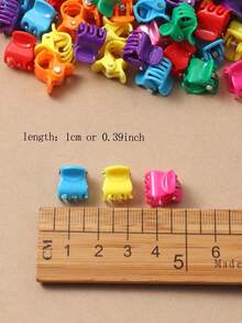 30pcs New Colorful Mini Small Clips, Cute & Elegant Princess Style Hair Clips, Suitable For Daily Use, Bangs, Braids, Autumn/Winter (Random Color)