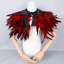 1pc Exaggerated Personalized Multilayer Feather Shawl, Suitable For Carnival, Festival, Party Parade, Stage Performance, Celebration, Cosplay Costume - Multicolor - View 6