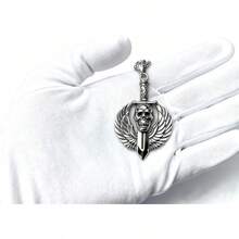 Collar cruz hombre colgante cruz acero inoxidable hombre accesorio moda - como en la foto - Ver 5