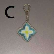 1pc Game-Themed Keychain, Party Favor, Holiday Small Gift (Color May Vary By Region) - Multicolor - View 3