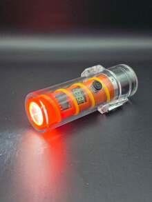 Encendedor de plasma recargable con brújula y linterna ideal para camping y senderismo. - Naranja - Ver 8