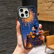 Mickey Mouse Clubhouse Character Patterned Phone Case Featuring A Joyful Design. Mickey Mouse, Minnie Mouse, Donald Duck, Daisy Duck, Goofy Dog, Compatible With IPhone 17, 17 ProMax, 17 Pro, 17 Air, 16, 15, 14, 13, 12 Pro 11 XsMax Xs Xr X And Galaxy Models, With Shockproof Protection And Magnetic Case. A Fun Gift For Disney Fans ,Mickey Fans, Family, Friends, Birthdays, Holidays, And Special Occasions. A Delightful Addition To Your Phone Accessories. - 黑色 - 查看 1