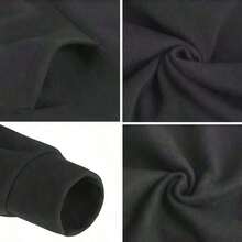 2025-Hop Singer Conans Gray Printed Fashionable Autumn And Winter Pul Hoodie Is A Warm Men's Sweater Sweatshirts For Women Hoodies For Men Black Hoodie For Women Men's Hoodie Sweatshirts For Men - màu đen - Xem 2