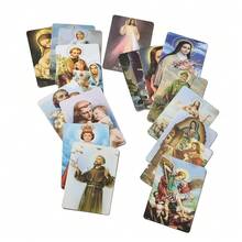 Catholic Holy Card Prayer Card With Metal Box, Catholic Gifts, Assorted Holy Cards With Catholic Saints And Prayers - 36Pcs - 36 chiếc - Xem 6