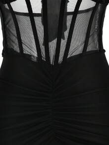 Women's 2026 New Arrival Sexy Dress - Tie - Up Detail, Backless, Ruched & Bodycon Style - màu đen - Xem 11