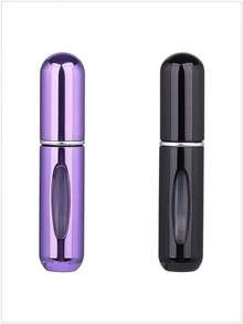 1个/2个/3个/4个/5个装 5毫升便携式迷你香水可填充喷雾瓶，配有香水泵头，适合旅行和户外使用