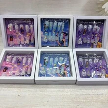 K-Pop Theme Nail Art Essential Set, Idol Logo Stickers, And Precise Brushes For DIY Kpop Nail Art - Multicolor - View 1