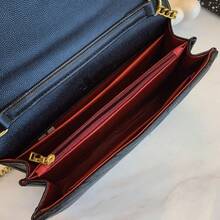 Classic Women's Chain Purse, Envelope Crossbody Bag, Stylish Shoulder Bag, Fashion Small Handbag For Daily Use, Travel & Gift - Vàng đỏ - Xem 4