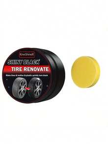 KineShineX Pasta de restauración del interior del automóvil, pulimento para asientos de cuero, salpicadero y consola central, agente de restauración de plástico, encerado y restauración de neumáticos para prevenir el envejecimiento y agrietamiento, realza el brillo y oscurece los neumáticos, kits de herramientas de mantenimiento esenciales para automóviles, piezas de automóvil, regalos navideños - ¡Haz que tu automóvil parezca nuevo! - A - Ver 7