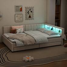 Bed Frames - Beige - View 3