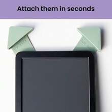 安全手带多功能轻便指握式电子阅读器支架，适用于6-7英寸Kindle Paperwhite/Kobo/Voyaga/Pocketbook/Tolino电子书，高弹性 - 彩色 - 查看 10