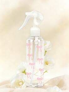蝴蝶結圖案按壓式高壓噴霧瓶 150/300/500ml 化妝水容器，高壓連續自動真空霧化噴瓶，透明 PET 可重複填充旅行噴霧瓶，適用頭髮與臉部噴霧，可補充，美髮造型工具，返校季旅行必備，教師禮物 - 彩色 - 查看 6