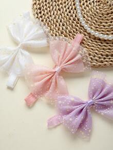 3pcs Star Print Bow Headbands, Super Cute Multi-Color Headbands Suitable For All Seasons, Great Gift And Photo Prop - Multicolor - View 7