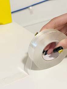 393.7 Inch Extra Thick Double-Sided Tape, Transparent No Residue Adhesive, Suitable For Plastic, Wood, Glass And Metal, Made Of High Viscosity PE Material - Multicolor - View 11