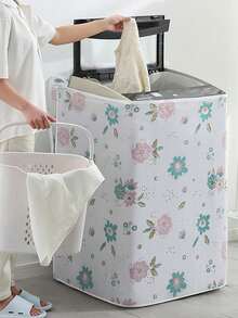 غطاء واقي من الغبار لمروحة كهربائية بطبعات فاكهة ملونة، عبوة فردية، تصميم مغلق بالكامل من الأرض إلى السقف. غطاء منزلي عالمي جديد مناسب للمطبخ وغرفة المعيشة والنوم. - متعدد الألوان - مشاهدة 6