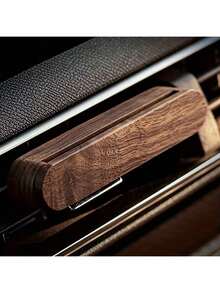 4-Pack Replaceable Fragrance Sticks Wooden Car Air Vent Clip Diffuser Set - Natural Wooden Car Aromatherapy Clip - Scent Diffuser, Fresh Car Interior Accessory, Gift For Men And Fathers