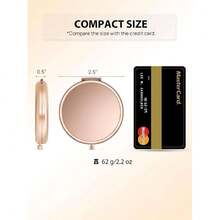 Compact Mirror Bulk, Pack Of 6 Double-Sided 1X/2X Magnifying Metal  Mirrors(Round, Rose Gold),39799249 - Rose Gold - View 2