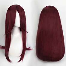 Karida 60cm/24inch Extra Long Straight Synthetic Hair Wig With Bangs, Colorful, Suitable For Daily Use, Cosplay, Halloween, Christmas, St. Patrick's Day And Other Costume Parties - Multicolor - View 26